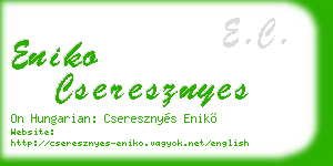 eniko cseresznyes business card